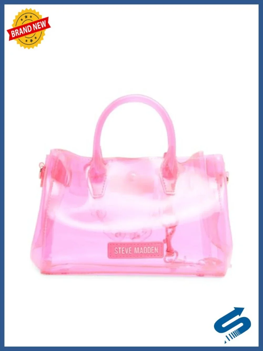 Clear Mini Satchel with Crossbody Strap